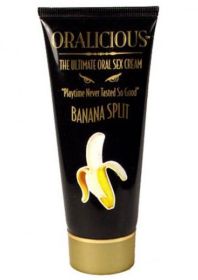 Oralicious Ultimate Oral Sex Cream 2oz Banana Split